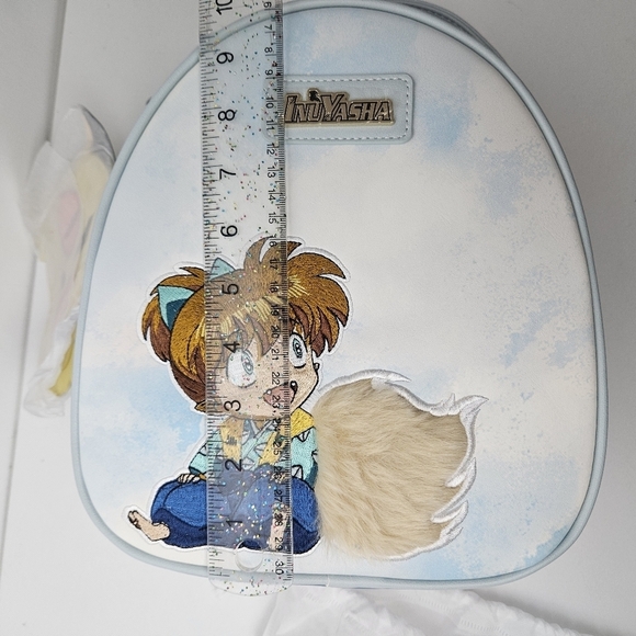 Inuyasha backpack Convertible shippo tail with kirara coin purse - Picture 8 of 10